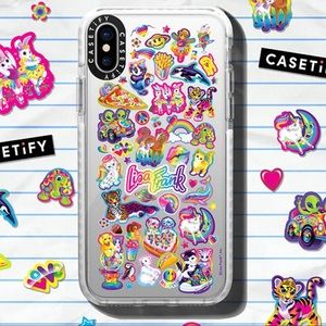 Lisa Frank x Casetify iPhone 8 Plus Glitter Case